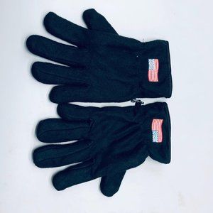 black glove polyester American flag clip to connec